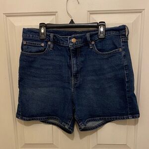 Calvin Klein Dark Blue Denim Jean Shorts